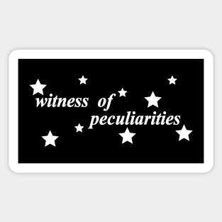 witness of peculiarities Sticker